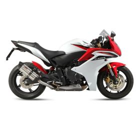 MIVV Slip-On-Auspuff Genehmigt Edelstahl für HONDA CBR 600 F