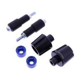 DAYTONA handlebar weights black/blue 14-19 mm