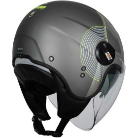 Casco Demi-Jet ORIGINE ALPHA UPNDOWN grigio opaco