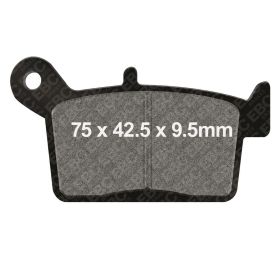 Pastiglie freno EBC R FA697 mescola sinterizzata