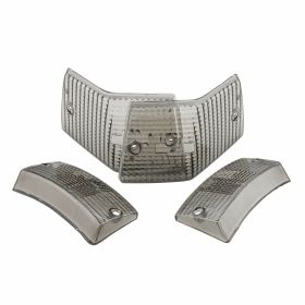 SIP Front-/Heckfarbige Blinkleuchten-Glas-Kit Schwarz