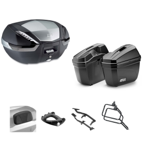 GIVI V47 TECH Top Case Kit E22 Smoke Black 47/22L for YAMAHA