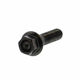 JMP sechseckige Schraube inox M6x1 25mm schwarz eloxiert