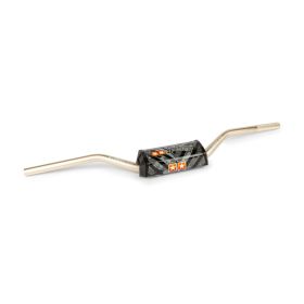 Guidon cross Stage6 avec embouts en aluminium/noir D.28.6mm