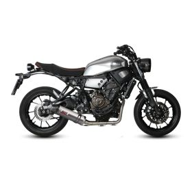 Échappement complet ovale en titane MIVV avec embout en carbone pour YAMAHA XSR 700