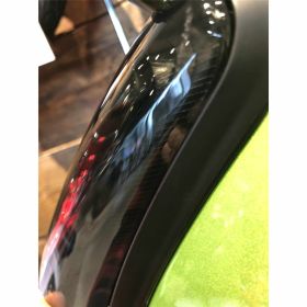 SIP Matte Black Rear Light with LED and European Approval Frame