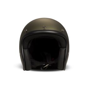 Jet Helm Cafe Racer DMD RETRO Goldgrün Matt