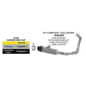 ARROW Komplettauspuff Icon Titan für Yamaha Tracer 7/Tracer 7 GT