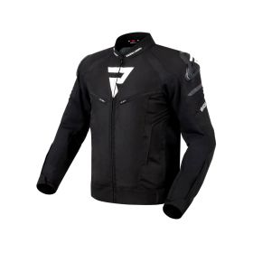 REBELHORN VANDAL Men's Motorcycle Jacket Black/White