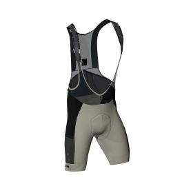 Salopette MTB donna LEATT Endurance 5.0 cargo grigio pietra tessuto compressivo