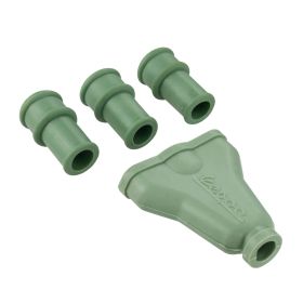 Kit 4 gommini manopole PREMIUM QUALITAT verde RAL 6021 per Vespa ACMA GL