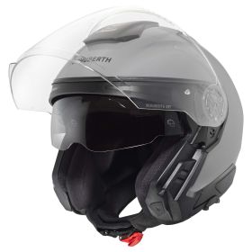 Casque jet SCHUBERTH J2 gris ciment