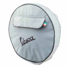 Copriruota 9 in ecopelle grigia con borsa inclusa