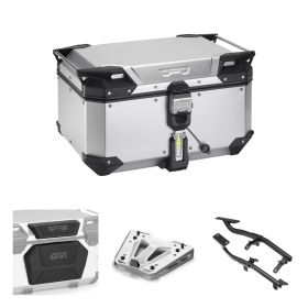 GIVI OUTBACK EVO SMART Topcase kit anodized for BENELLI Leoncino 800