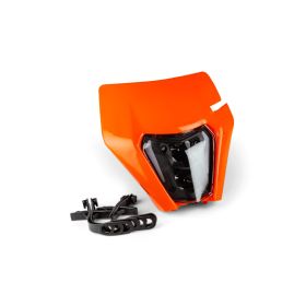 Str8 LED orange Scheinwerfer mit exc v2 LED-Leiste für KTM