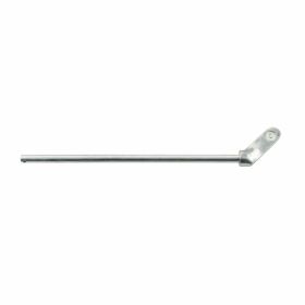 Tige de robinet de carburant en aluminium SIP 165 mm chromée pour Vespa 200 Rally