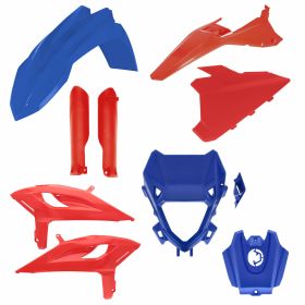 Kit carene 9 pezzi ACERBIS rosso/blu per BETA
