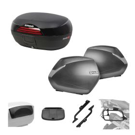 SHAD Kit SH46 Topcase und SH36 Koffer 4P für BMW R 1300 GS