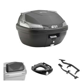 GIVI B37 BLADE TECH Schwarz Rauch Topcase Kit 37L für KAWASAKI Z900