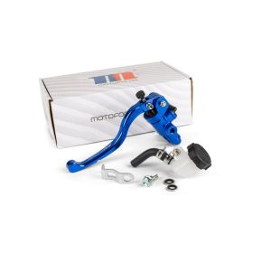 Pompe de frein avant radiale MOTOFORCE RACING avec levier bleu
