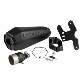 Marmitta REMUS racing RS 2.0 nero acciaio inox per Vespa GTS/GTS Super 125 Euro5+