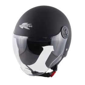 Casque demi-jet KAPPA KV59 Basic noir mat