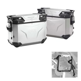Kit valises GIVI OUTBACK EVO SMART aluminium pour HONDA CB X / NX 500