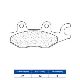 CL BRAKES 3086MSC Bremsbelag-Paar gesinterte Verbindung