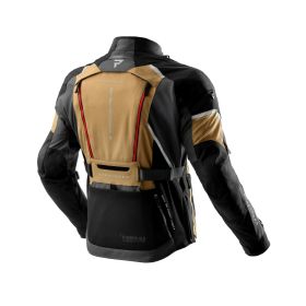 REBELHORN HARDY 3.0 Men's Motorcycle Jacket Desert/Gray/Red