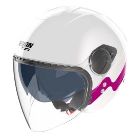 NOLAN N20-2 Visor Zefiro Urban jet helmet 342 white fuchsia