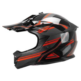 Cross child helmet CGM 267G DIRT-X FURY black grey red