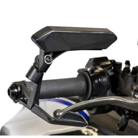 Miroir de bout de guidon droit FAR avec kit de montage pour Mv Agusta/Yamaha