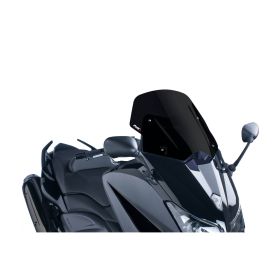 Pare-brise PUIG v-tech sport noir approuvé ABE pour Yamaha t-max