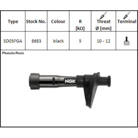 Attacco candela ngk sd05fga