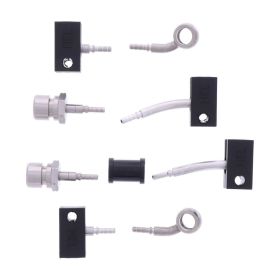 JMP 4 Bremsrohr-Kit HBF-2769-H Silberstahl für Honda FJS 600 A SILVER WING ABS