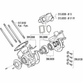 Carter motore POLINI Peugeot completo
