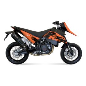 MIVV Sound Black Bolt-on Double Exhaust for KTM 690 Supermoto