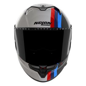 Casco Integrale Nolan X-904 UC GEMINI 351 Carbon Bianco Rosso Blu Azzurro