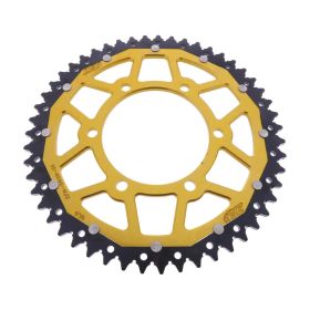 ZF Crown 51 Teeth Pitch 520 Black Gold Dual for Triumph