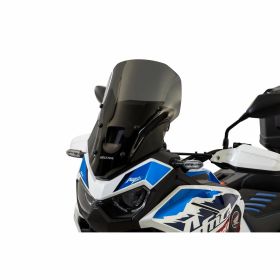 ISOTTA Pare-brise moyen fumé foncé 462x350mm et Supports montage Africa Twin CRF 1100 L
