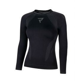 REBELHORN ACTIVE II Damen Schwarz/Grau Thermo Motorrad T-Shirt