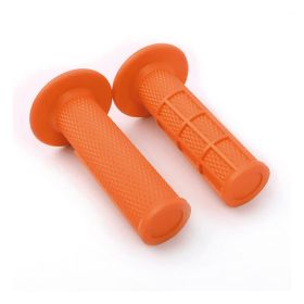Poignées Cross Lock-On Up Design 22/24 120mm Orange