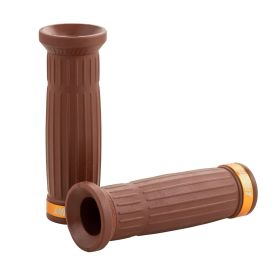 CIRCUIT Poignées Classiques Marron D.22/24x120mm pour Vespa ET2