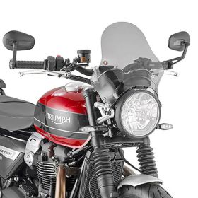 Cupolino GIVI fumè universale 29,5x32,5cm per TRIUMPH SPEED