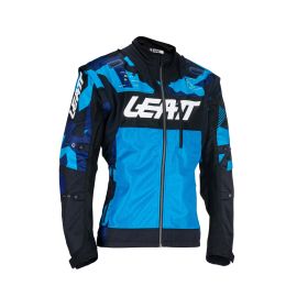 LEATT Moto 4.5 X-Flow Summer jacket blue black white breathable