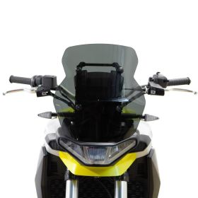 ISOTTA pare-brise de course bas fumée foncée 410x375mm pour APRILIA Tuareg