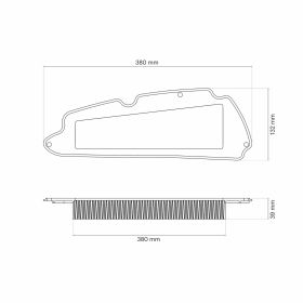 Filtro aria MALOSSI W Box MHR per air box