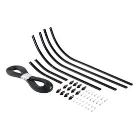 Listelli peana CIF in gomma nero per Vespa 50/N