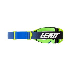 Masque cross LEATT Velocity 5.5 Iriz UV bleu jaune lentille violette 78%