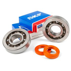 KIT DE RéVISION DE VILEBREQUIN STAGE6 R/T AVEC CAGE EN POLYMèRE C4 POUR PIAGGIO 50 AC LC.